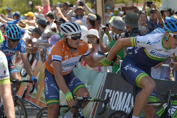 Simon Gerrans after the stage